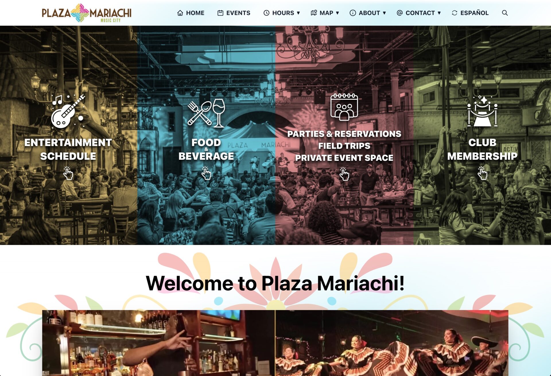 Plaza Mariachi Website